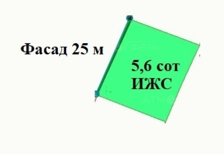 Участок ИЖС 5,6 сот в ст. Натухаевская