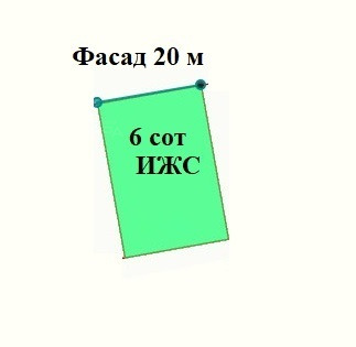 Участок 6 сот ЛПХ (ИЖС) в п. Веселовка