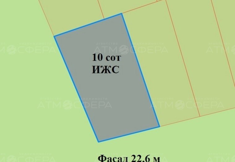 Участок ИЖС 10 сот в п. Веселовка на ул. Московская