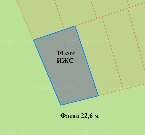 Участок ИЖС 10 сот в п. Веселовка на ул. Московская