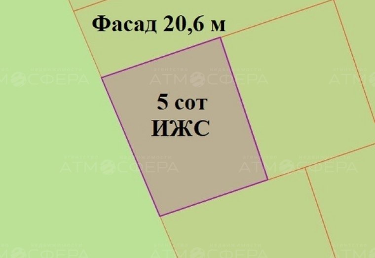 Участок ИЖС 5 сот в п. Веселовка на ул. Балтийская