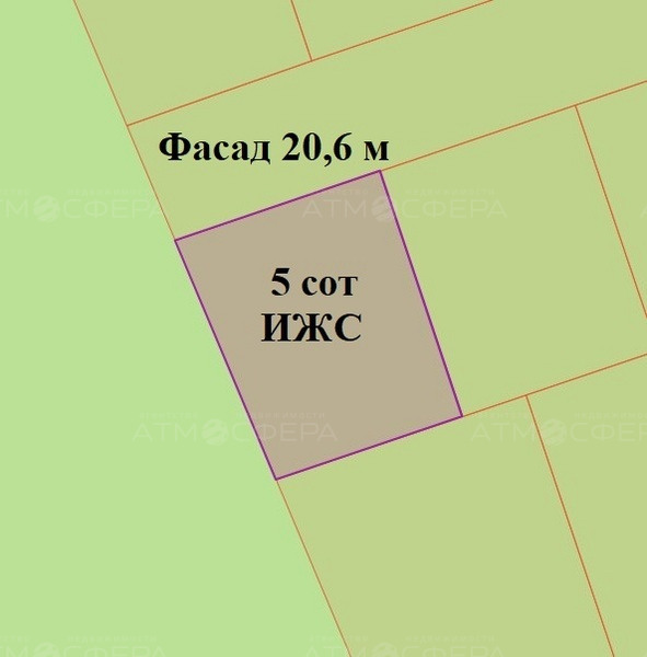 Участок ИЖС 5 сот в п. Веселовка на ул. Балтийская