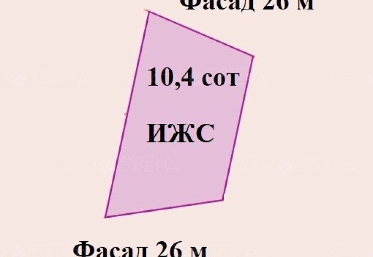 Участок ИЖС 10,4 сот в х. Семигорский
