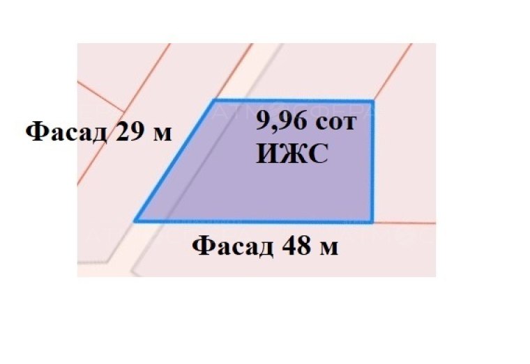 Участок 9,96 сот ИЖС в п. Таманский КП Дельфины