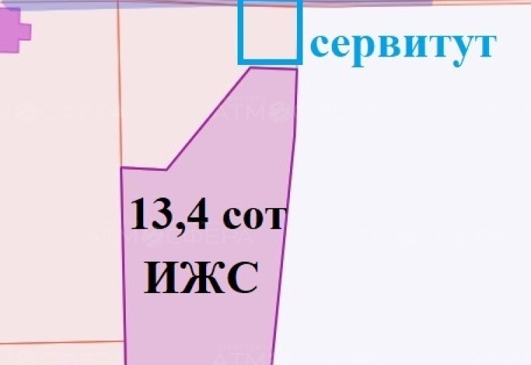 Участок ИЖС 13.4 сот в х. Чекон