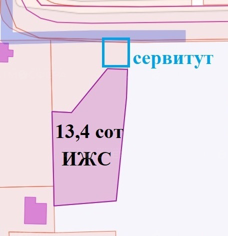 Участок ИЖС 13.4 сот в х. Чекон