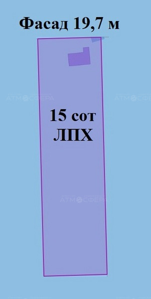 Участок 15 сот ЛПХ (ИЖС) в х. Вестник
