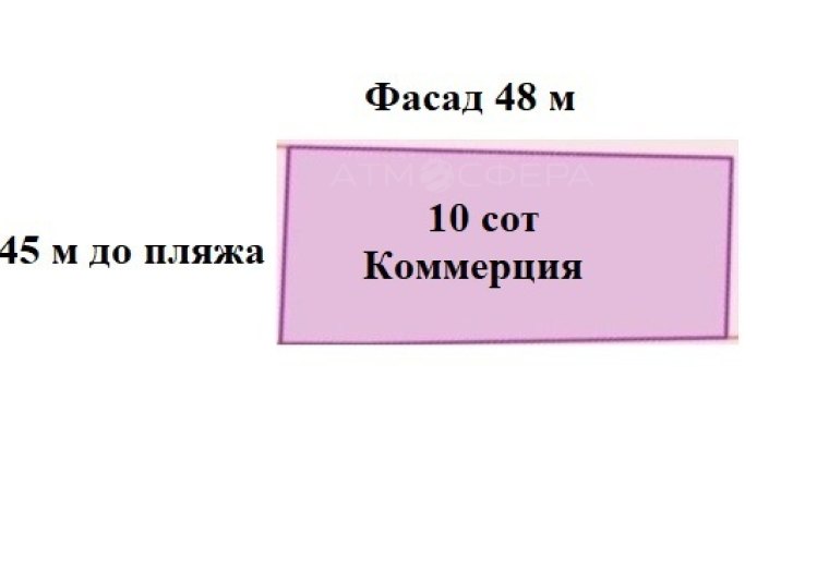 В продаже участок под гостиницу в 50 метрах