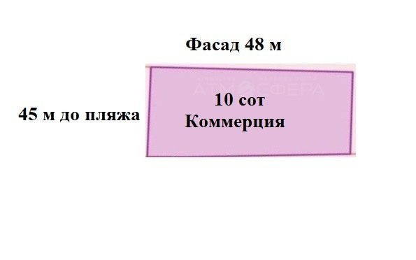 В продаже участок под гостиницу в 50 метрах